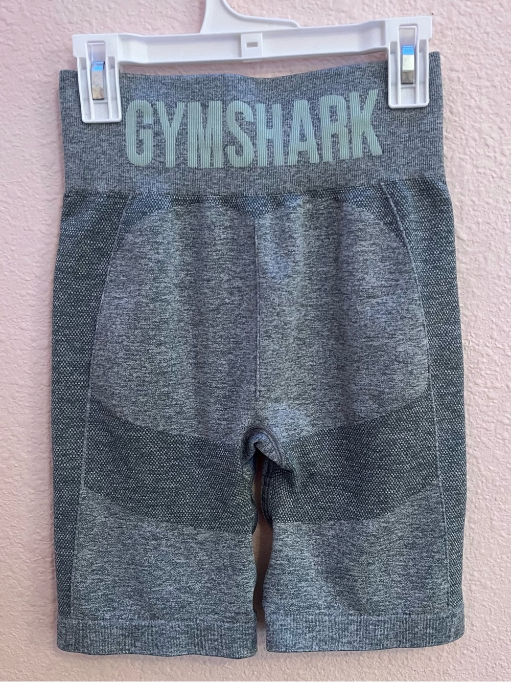 Gymshark High-Waisted Seamless Biker Shorts - Green - Size Small - Picture 7 of 7
